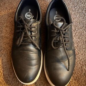 Wonder Nation Black Kids Dress Shoes